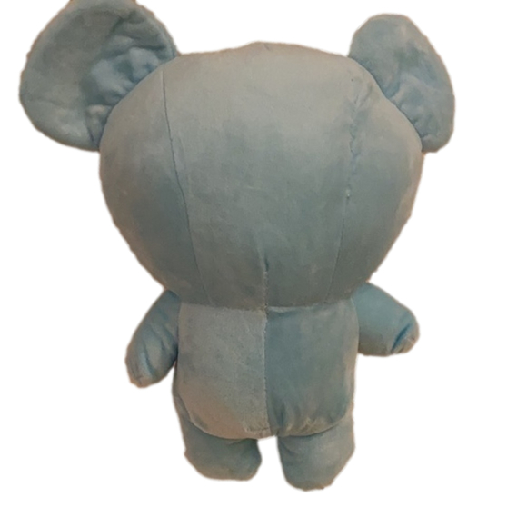 NWOT New BTS21 Line Friends Plushie "KOYA" blue BTS 21 stuff toys approx… - Picture 8 of 16